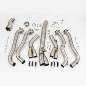 GSXR 1000 L7 - M4 2017 - 2024 Exhaust Pipes De - Cat Race + Stainless Link Pipe