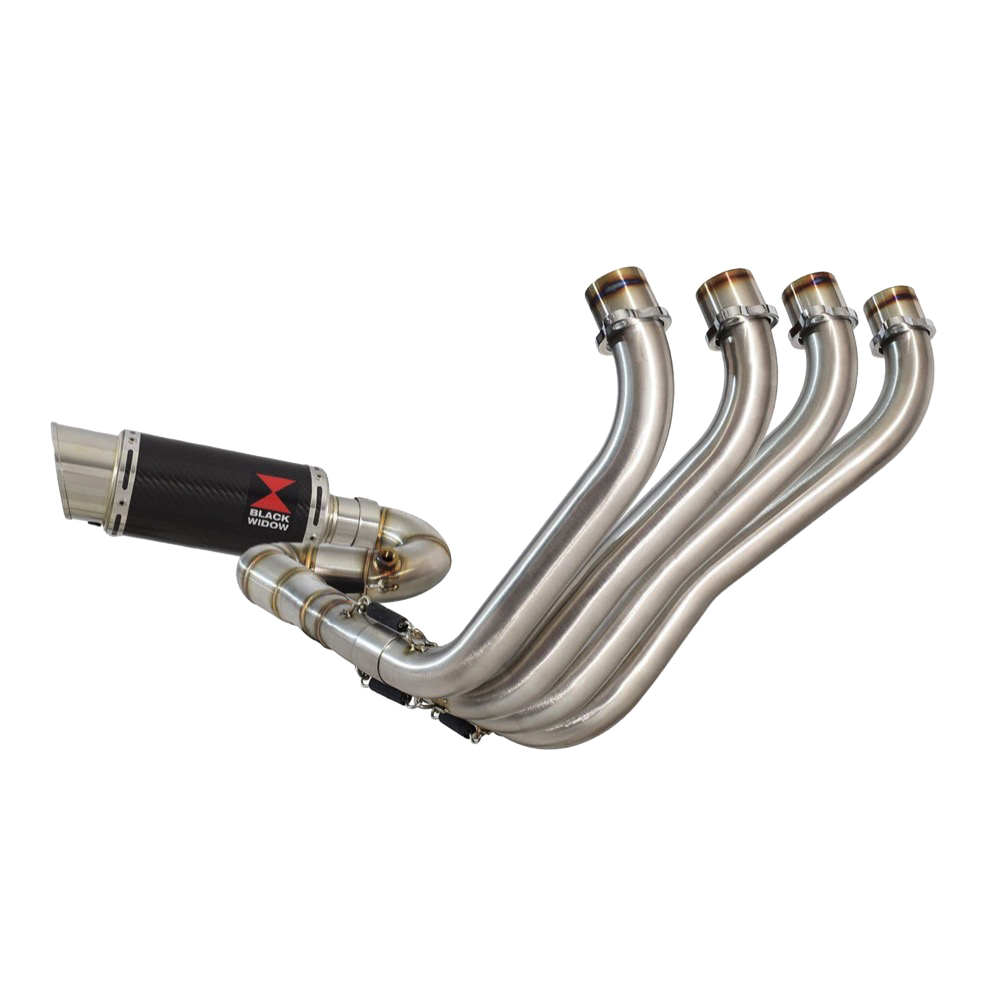 CBR650R 2024 - 2026 Low Level Exhaust System 200mm Round Carbon Silencer - Image 3