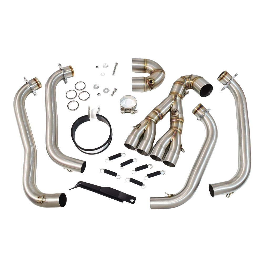 CBR650R 2024 - 2026 Low Level Exhaust System 200mm Round Carbon Silencer - Image 5