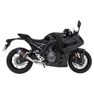 GSX - 8R 2025 - 2026 Exhaust System 200 mm Round GP Carbon Blue Tip Silencer
