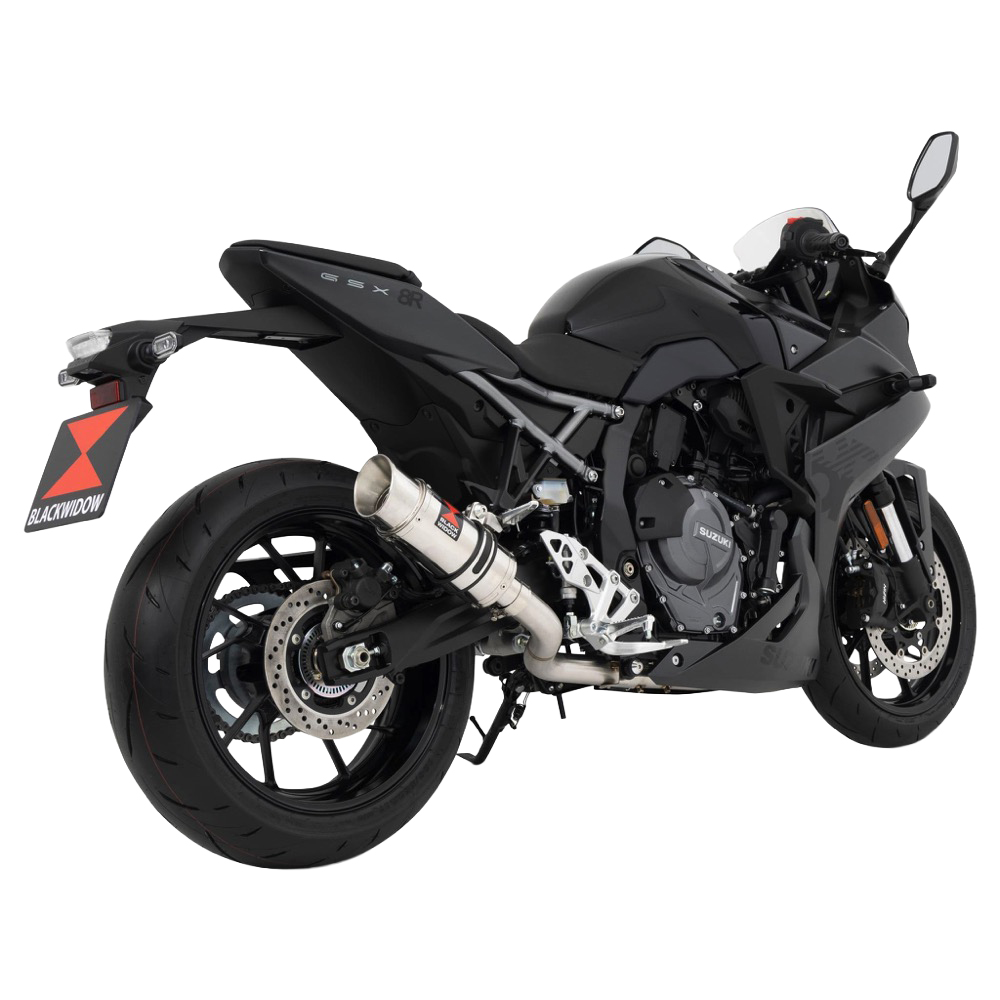 GSX - 8R 2025 - 2026 Exhaust System 200 mm Round GP Stainless Steel Silencer - Image 3