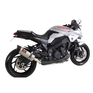 Katana 1000 2019-2023 De-Cat Race Exhaust System + 300mm Hexagonal Stainless Carbon Tip Silencer