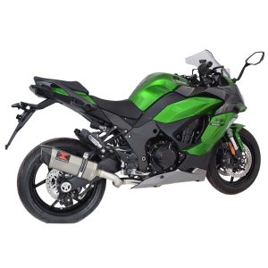 Ninja 1000 SX 2020 - 2024 Race De-cat Exhaust System 300mm Hexagonal Stainless Carbon Tip Silencer