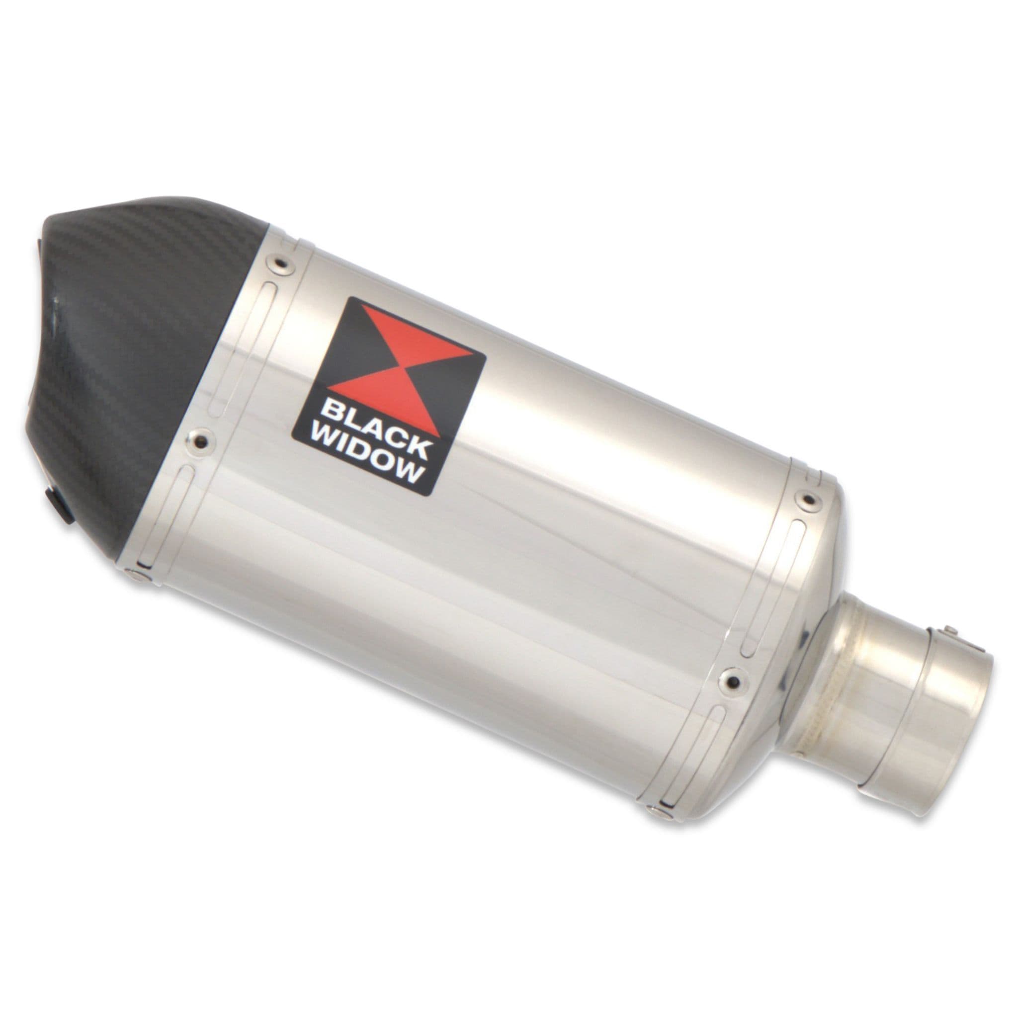 Street Triple 765 S/R/RS 2023-2026 High Level Exhaust System 200 mm Oval Steel Carbon Tip Silencer - Image 2