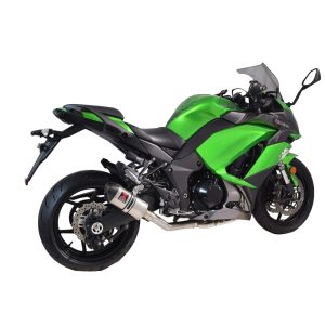 Z1000 Z1000R 2010-2020 4-1 De Cat Exhaust System 200mm Oval Stainless Carbon Tip Silencer